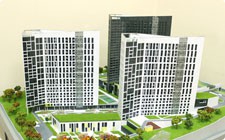 Model of residential complex - фото