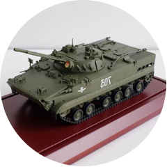 models of military equipment and weapons