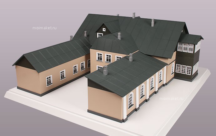 Big house on the model