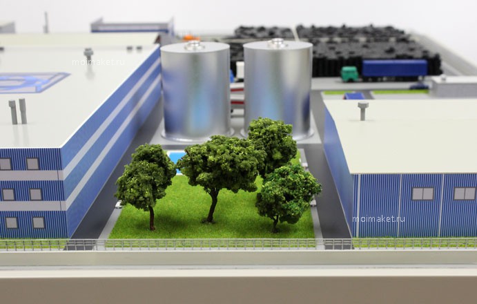 Recreation zone on the model