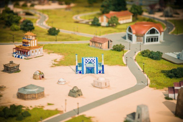 Houses on the model