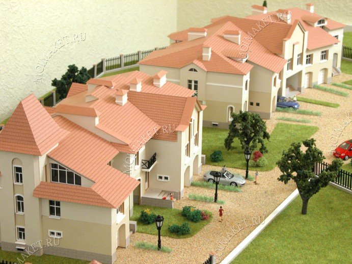 Cottage village model