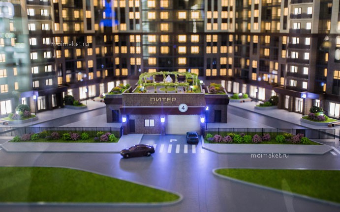 Model of residential complex