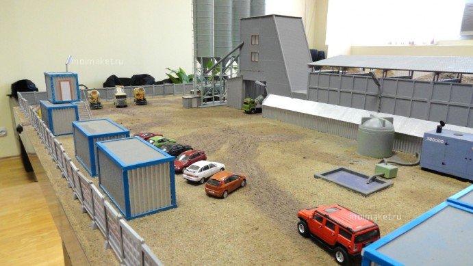 Concrete plant parking model