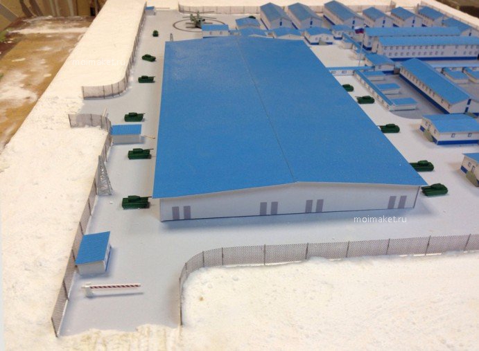 Winter model with facilities
