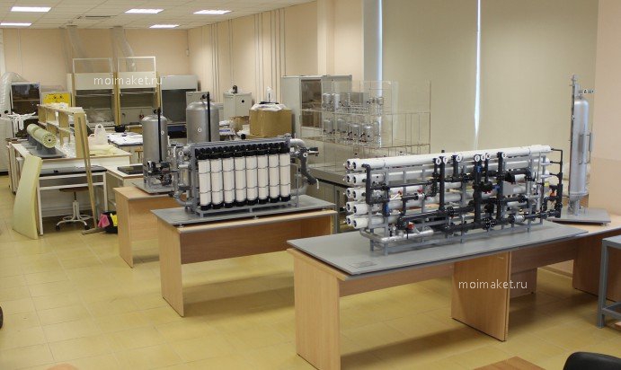 Model is a part of 10 models for training center of Rosatom company