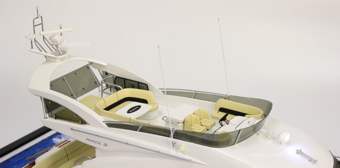 Deck on the yacht model
