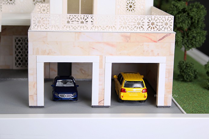 Garage with cars – villa model