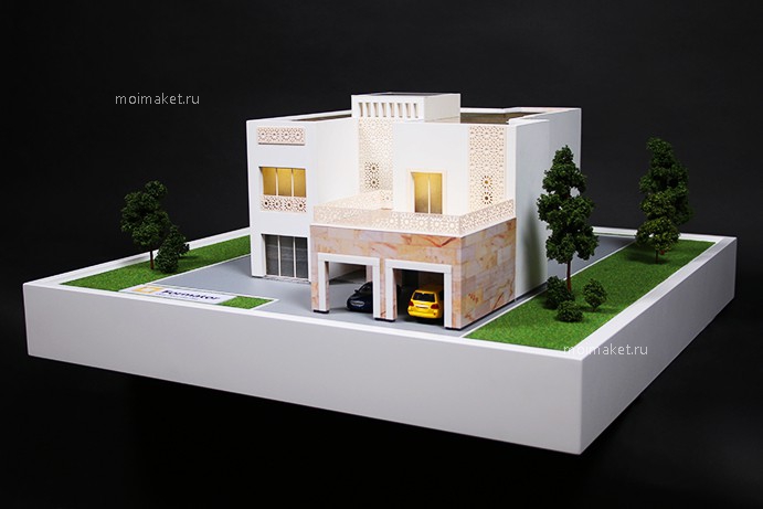 Vybrostroy Villa model on the breadboard