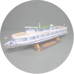 models of ships and yachts