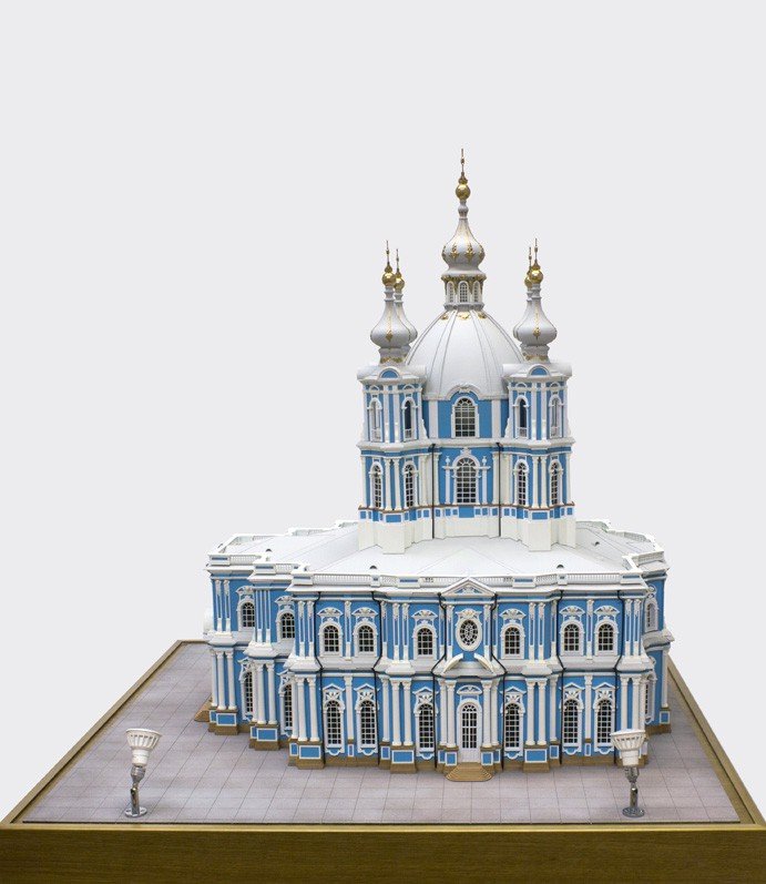 Model of Smolny Cathedral - photo