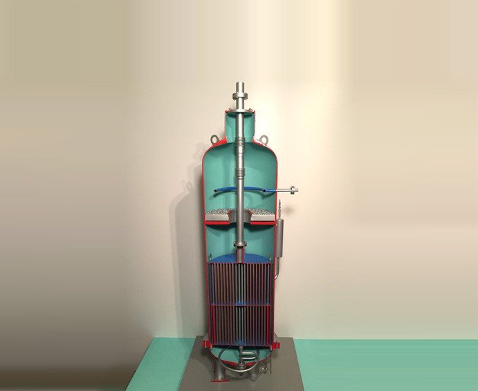 Model of evaporator device - photo